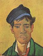 Young Man with a Cap (nn04) Vincent Van Gogh